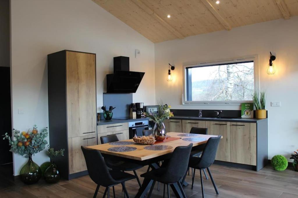 Gite Chalet, Au Doubs Logis Pierrefontaine-les-Varans Dış mekan fotoğraf